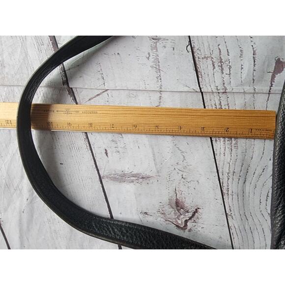 Fossil 75082 American Classic Black Pebble Leather Shoulder Bag READ - Picture 14 of 14